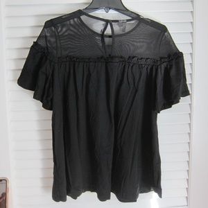 NWT ASOS Maternity Top with Mesh Panel and Swing Detail